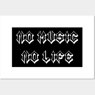 no life no music Posters and Art